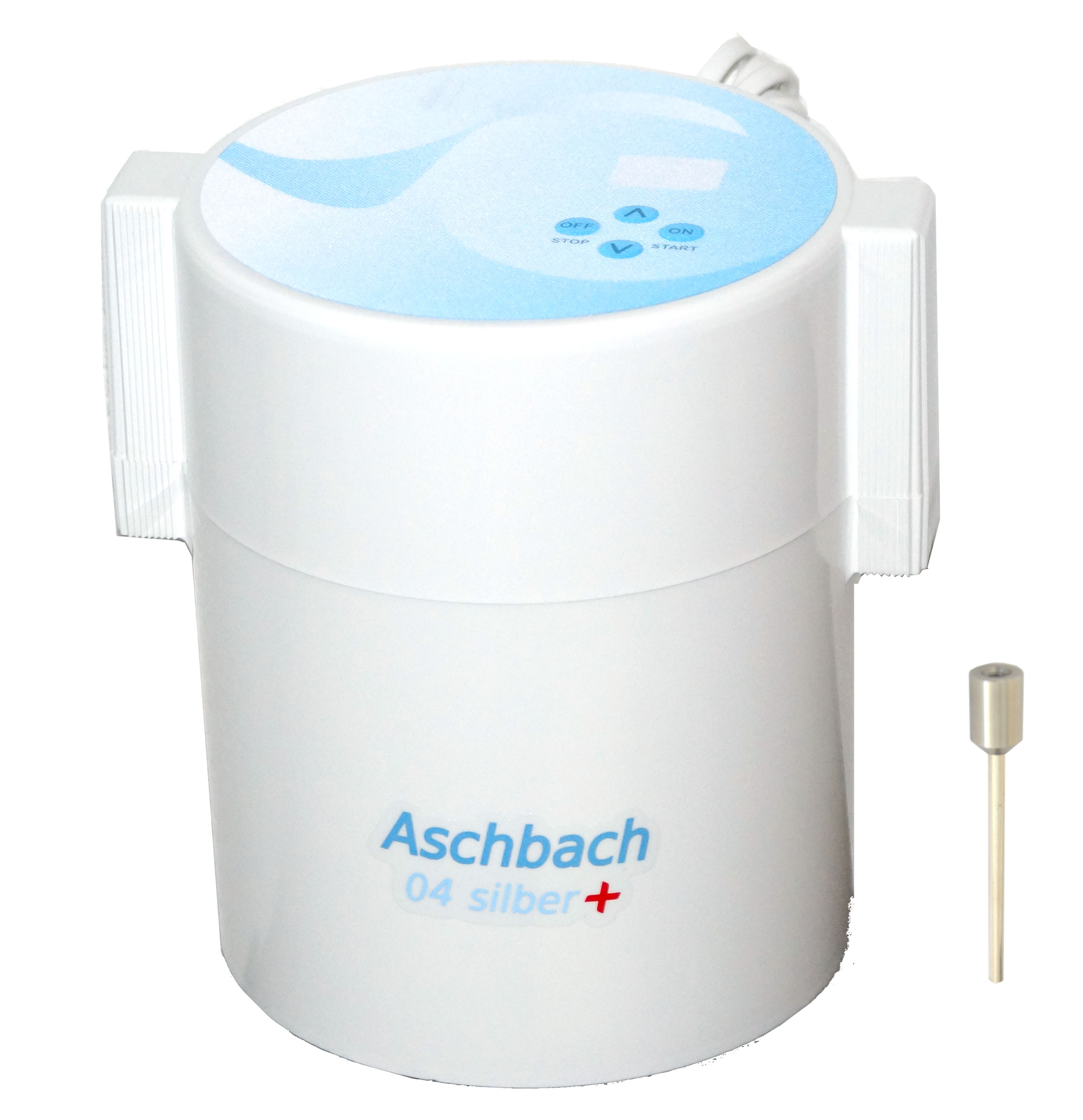 Электроактиватор, электролизер, ионизатор воды «aQuator Ашбах 04» серебрянный