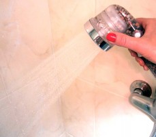 Nozzle for shower, laika, ionizer from mid -wrath stone